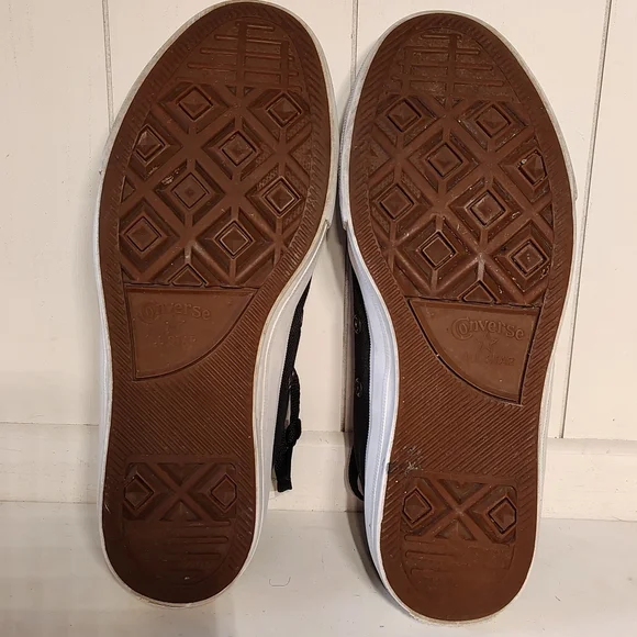 Converse All Star Chuck Taylor II Lunarlon Men's Sz 6 Black White Low Tops - Picture 6 of 13